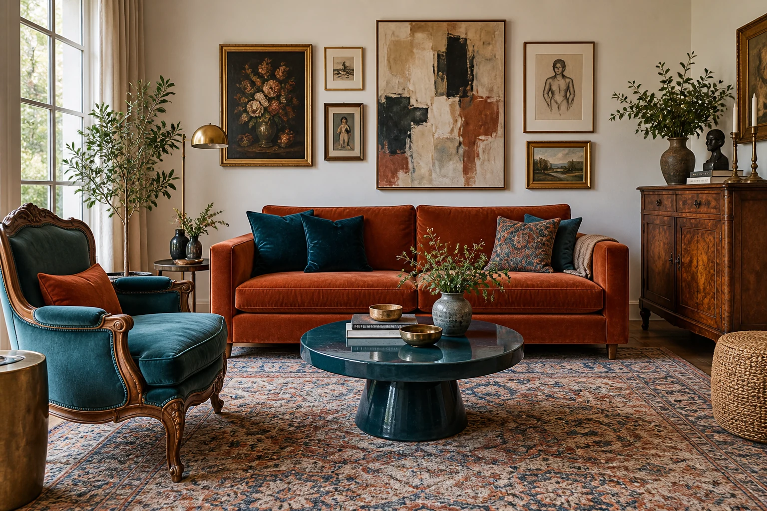 13. Eclectic: διαφορετικά στοιχεία με συνοχή — ψηφιακή εικόνα έμπνευσης